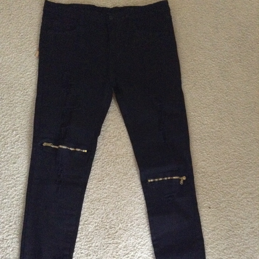Men's black skinny jeans